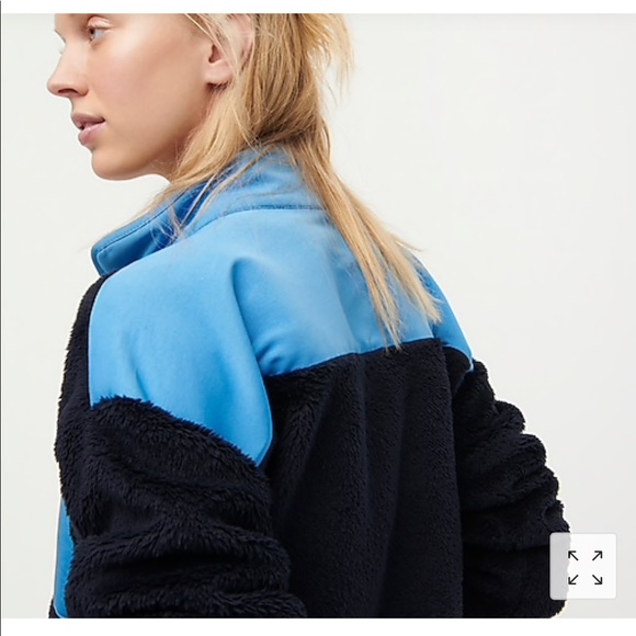 Jcrew Superplush sherpa full-zip Jacket Sz: Small - Picture 2 of 6